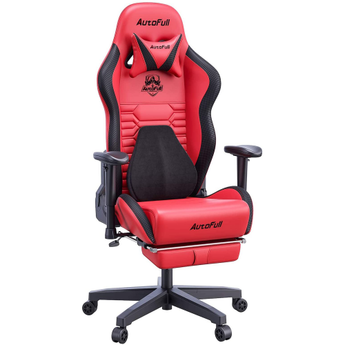 vip-urcdkey.com, AutoFull Gaming Chair Red and Black PU Leather Footrest Racing Style Computer Chair, Headrest E-Sports Swivel Chair, AF083RPJA Official AutoFull Gaming Chair Red and Black PU Leather Footrest Racing Style Computer Chair, Headrest E-Sports Swivel Chair, AF083RPJA
