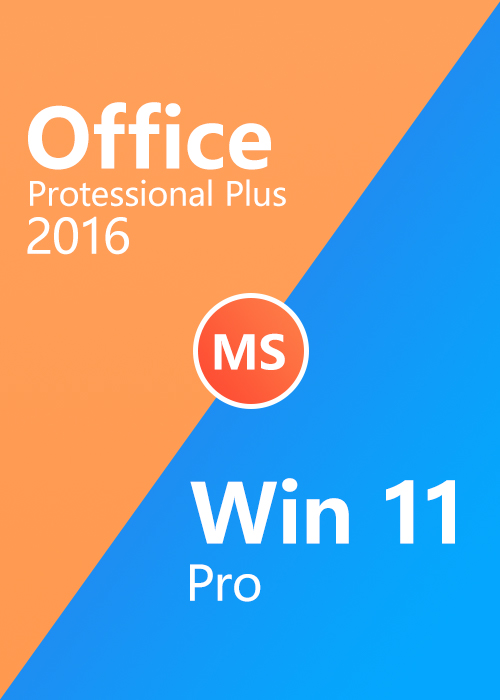 Windows 11 Pro OEM+Office 2016 Pro Plus CD Key Pack, Vip-Urcdkey 