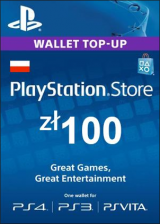 Official Play Station Network 100 PLN PL