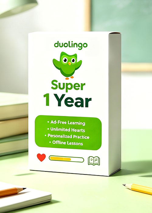 vip-urcdkey, Super Duolingo 1 Year Subscription
