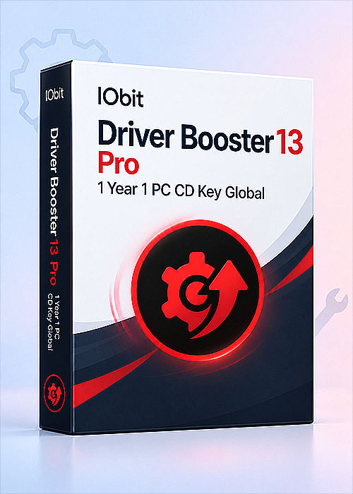 vip-urcdkey, IObit Driver Booster 13 Pro 1 Year 1 PC CD Key Global
