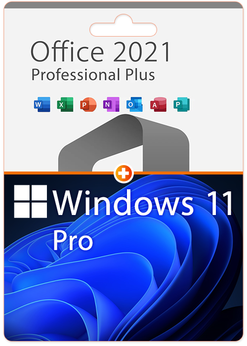 Windows 11 Pro OEM + Office 2021 Pro Plus CD Keys Pack
