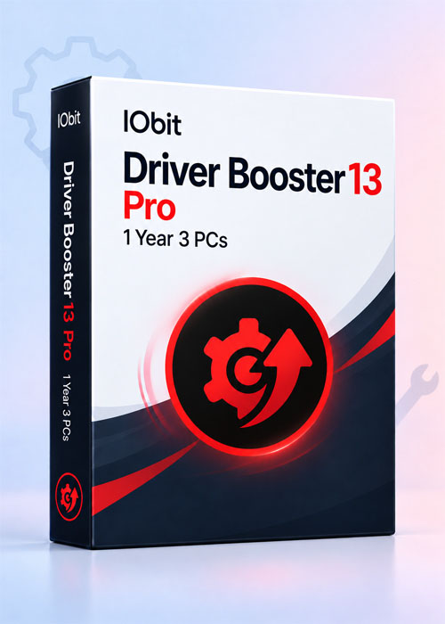 vip-urcdkey, IObit Driver Booster 13 Pro 1 Year 3 PCs CD Key Global