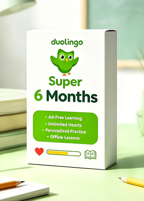 vip-urcdkey, Super Duolingo 6 Months Subscription